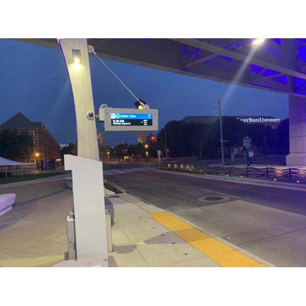 Автобусный вокзал 4K цифровые вывески висячие цифровые вывески односторонние 58,4 дюйма