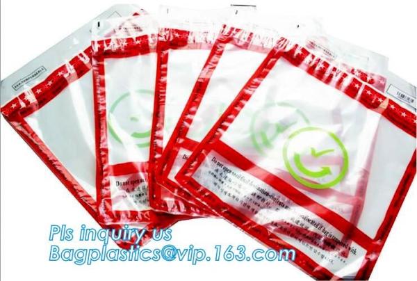 ICAO Duty Free Packaging, STEBs Bags, Custom Airport Store, Retail Shop Security Bags, Tamper Evident Proof