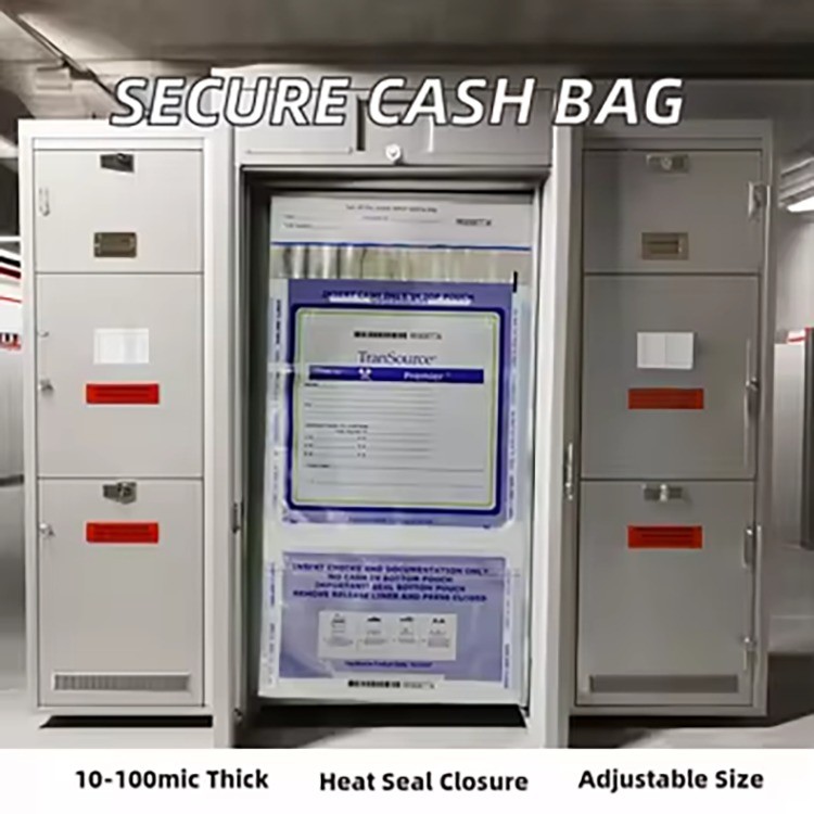 Protecting Function Security Bag for Legal Papers with Tamper-proof Closure and Heavy-duty Waterproof Design