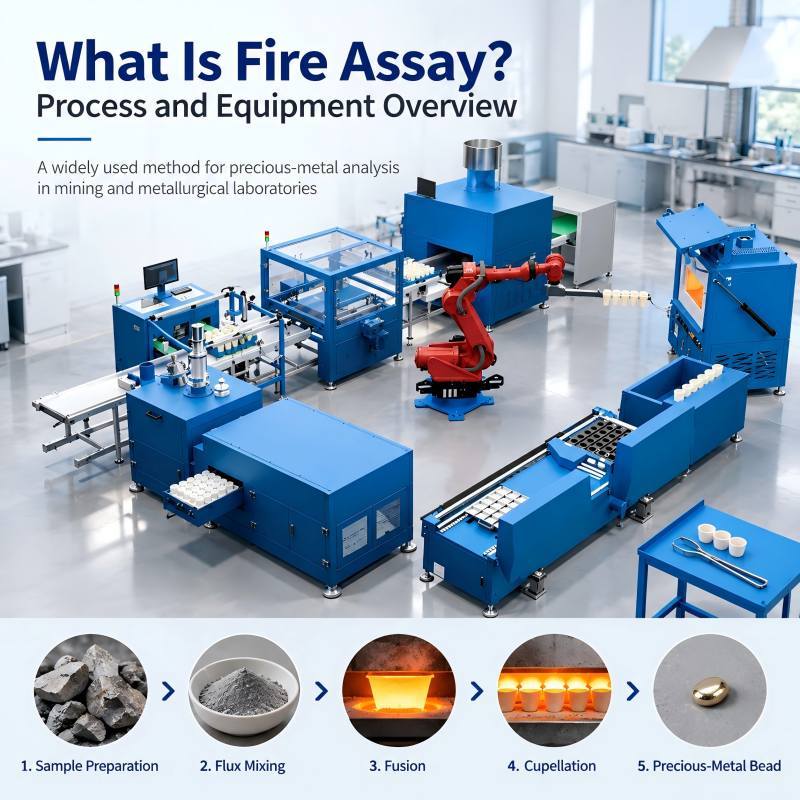 1200°C Fire Assay Fusion Furnace for Gold Silver Ore Laboratory Testing