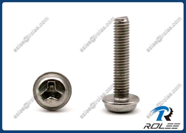 304/316 Stainless Steel Round Washer Head Tri-Wing Tamper Resistant Screw