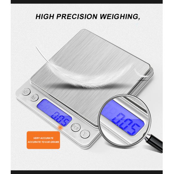Alta precisión 3kg 0.1g 0.01g Balanza de joyas digitales Mini gramo de oro Balanza de café para balanzas de laboratorio Pesada de alimentos de cocina