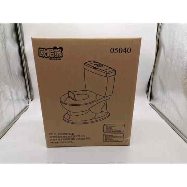 EN71 Certified Plastic Kids Toilet in White Pink Blue Ergonomic Design