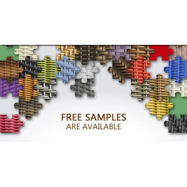 Strong Weaving Poly Rattan PE Plastic Wicker Material For Outdoor Furniture