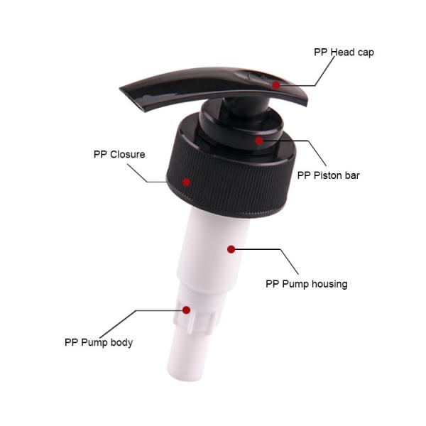 Shower Gel Hand Lotion Pump Dispenser Thick Good Wear Resistance