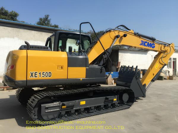 Cubeta hidráulica do equipamento XE150D 15 Ton Excavator With 0.61M3 da escavação de XCMG