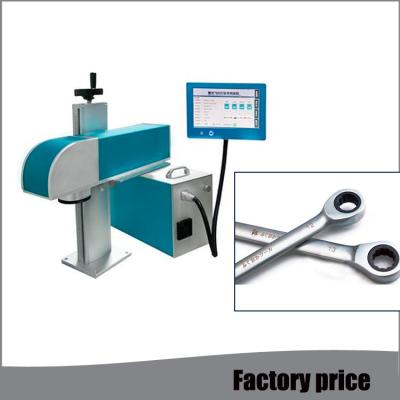 Automatic Raycus Metal Marking Machine Portable Fiber Laser Engraver High