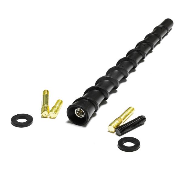 7 Espiral preta AM/FM Antenna de rádio Universal Adequado para caminhões Carros SUVs 5dbi Gain