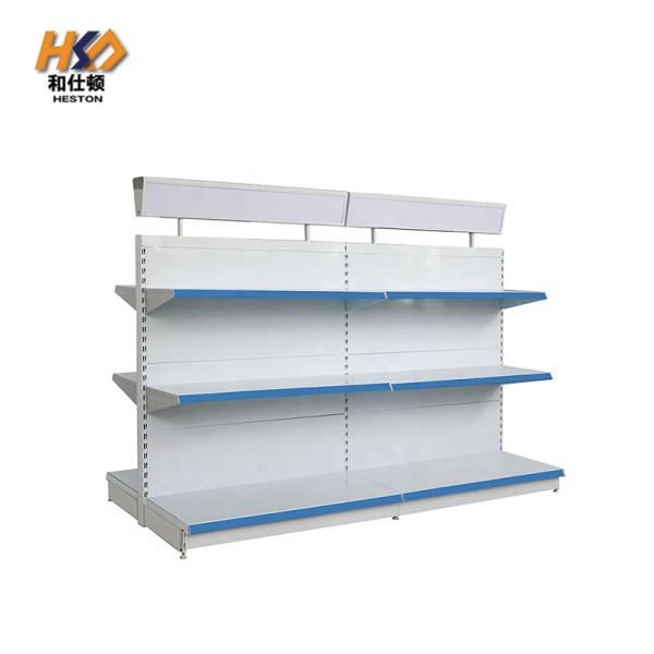 2mm 2100MM Industrial Storage Shelves Metal Grocery Store Display Rack 150KG
