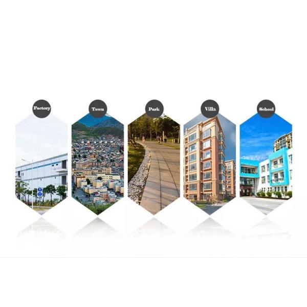 Luz de calle solar de 120 vatios para la prenda impermeable blanca de la resistencia IP65 de la inundación de la luz del día al aire libre 5000K