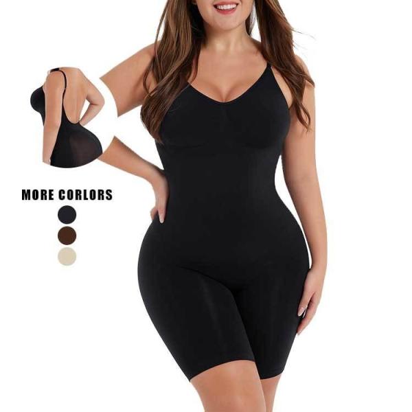 Aperfeiçoadores femininos para emagrecer Controle de barriga Corrimão de uma peça HEXIN 5XL 2024