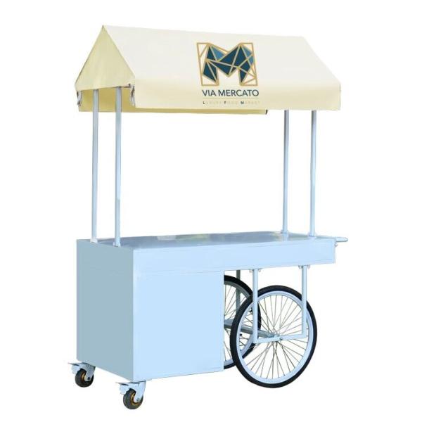 Chinese Ice Cream Mobile Cheap Price Street Crepe Fast Food Cart Tricycle Mobile Food Truck
