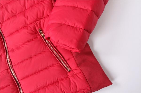 Junior ladies coats, Women's padded jacket, Fashion design, Fur lining, Metal zipper