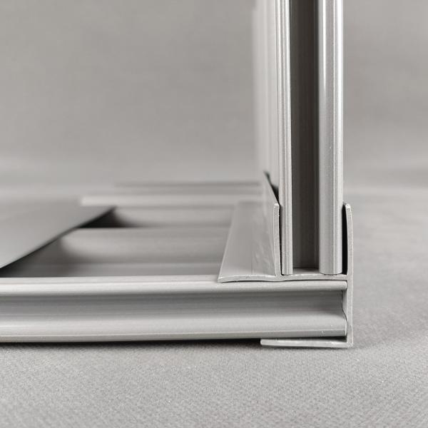 Прессуя подгонянный Pvc Slatwall серого цвета обшивает панелями для гаража