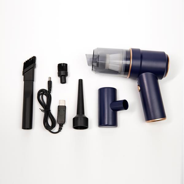12V Household Portable Handheld Car Vacuum Cleaner with Light and Suction Function