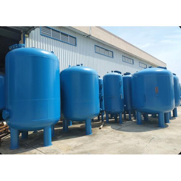 La medios arena multi industrial del cuarzo del carbono activado filtra completamente automático