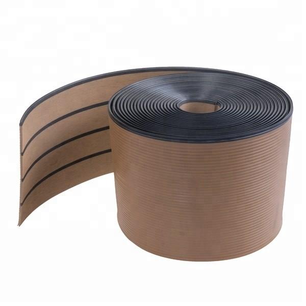 Teak Wood Anti-Corrosion Boat Deck Soft PVC Synthesis Yacht Decking para design moderno