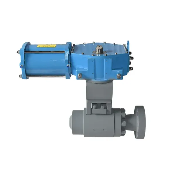 High Temperature Pneumatic Butterfly Valve with Lockout Feature and ANSI CLASS 150-900 Pressure Rating