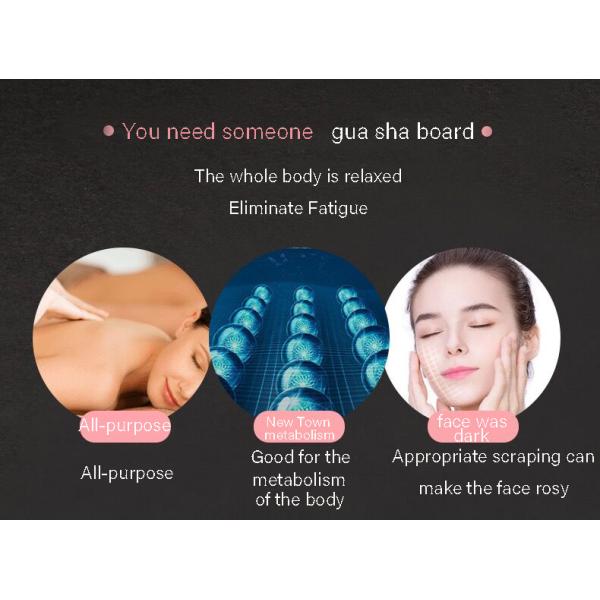 110*50mm Ceramic Guasha Tool for Body Care Facial Gua Sha Massage Board to Reduce Head Neck Back Pain and More