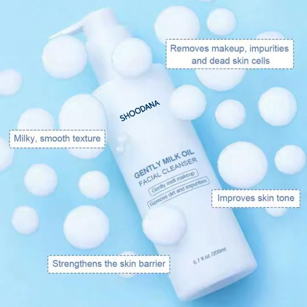 Wholesale Face Care Stronger Skin Barrier Hydrated and Cleansing Purify Facial Cream Skin Milk Oil Cleanser for Makeup Remove