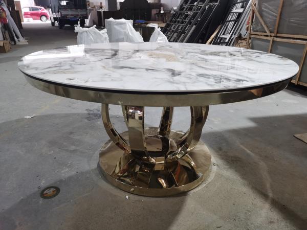 Living Room Furniture Furniture Round Table Dining Table Set Marble Dining Table and 4 Chairs
