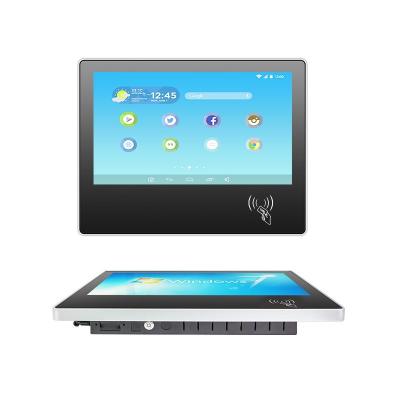 HMI 15,6 polegadas Industrial touch screen PC sem ventilador com RFID NFC leitor e câmera para assistência