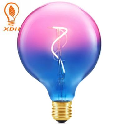 2700K G125 Colored Edison Bulbs E27 6W Dimmable Vintage LED Light Bulbs
