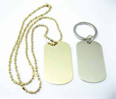 Zinc Alloy Stainless Steel Dog Tags , Aluminum Material Custom Engraved Dog Tags