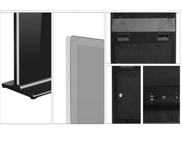 Floor Standing Vertical TV Touch Screen Kiosk 4k Indoor Advertising Player Display