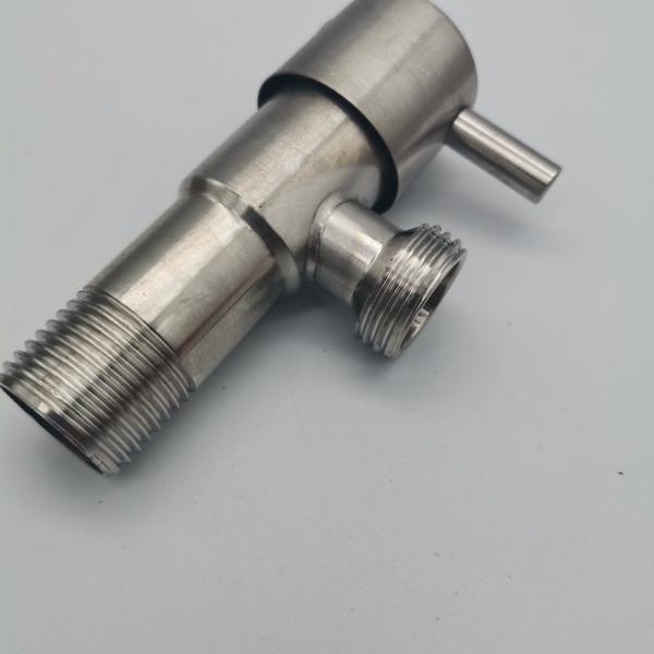 1/2 Angle Stop Valve Stainless Steel Angle Valve with Modern Design Style