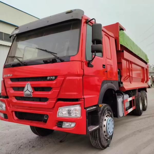 6×4 приводное колесо Передний подъемный стиль 375HP HOWO Tippers Truck 25t Heavy Duty Dump Truck