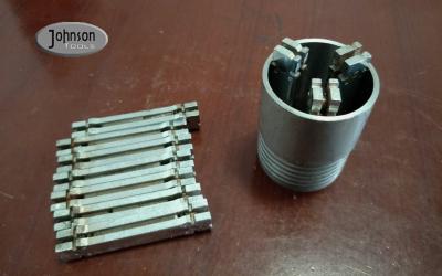 Brazed Holder Welding Magnets Diamond Segments For Diamond Core Bit Segments Retipping
