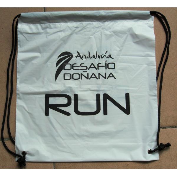 Les sacs en plastique de sac à dos de cordon de doubles épaules pour le voyage/bain/fonctionnent/sports/relaxation