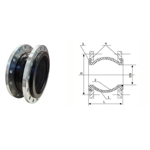 Pn16 6inch EPDM Expansion Joint Carbon Steel Flexible Joint Flange