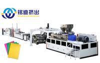 APET PETG CPET PLA folha de dois parafusos linha de extrusão 400-1200kg/H controle PLC