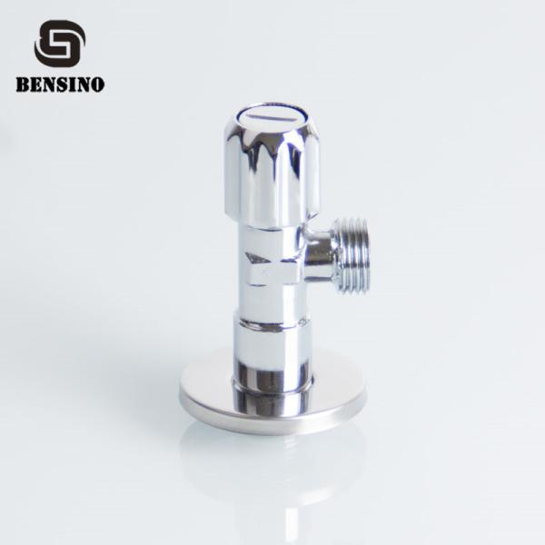 No Leakage 18N.M 90D 1/4 Turn Chrome Plated Angle Valve