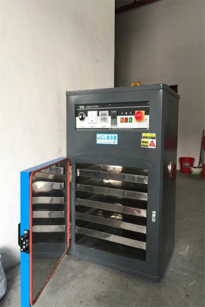 Resina plástica de aço OOD-5 dos grânulo de Tray Industrial Oven Dryer For do SUS