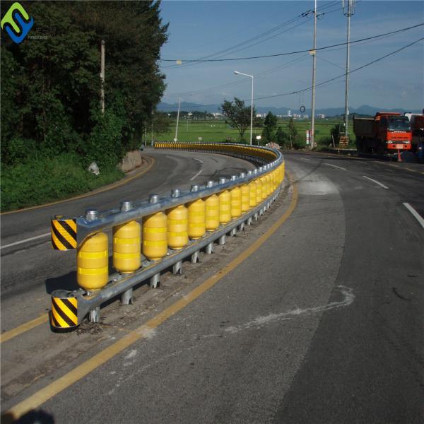 EVA Material Safety Roller Crash Barrier South Korea Rolling Barrier System