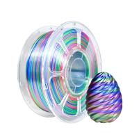 Filament d'impression 3D Filament multicolore en spirale coloré Rouge Bleu Vert PLA+ Filament de changement de couleur 1,75 mm