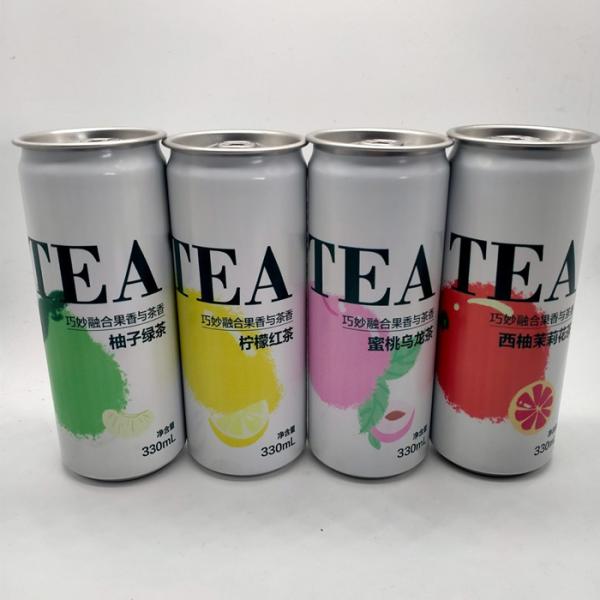 Slim Empty 330 ml Soda Beverage Cans Custom Logo Aluminum Soft Drinks Cans