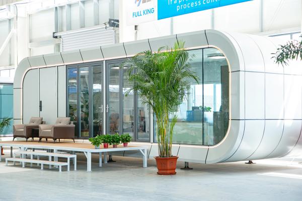 Luxury Modern Space Capsule Micro Modular Prefabricated Movable Storage Container House For Hotel
