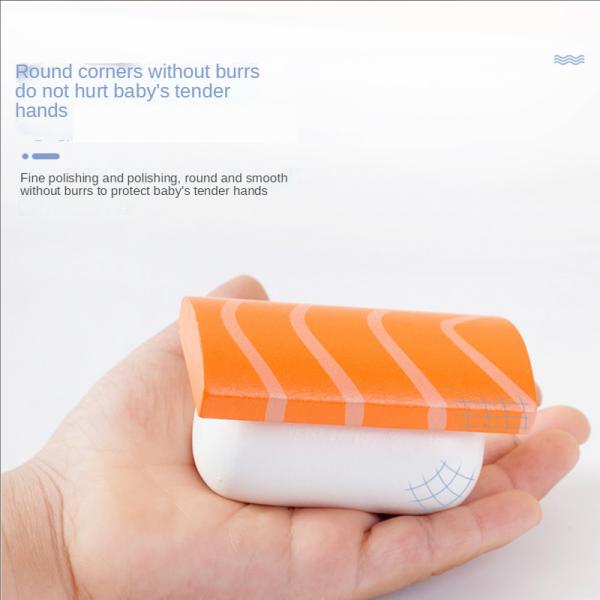 Simulation Wooden Miniature Kitchen Set Sushi Early Education Enlightenment