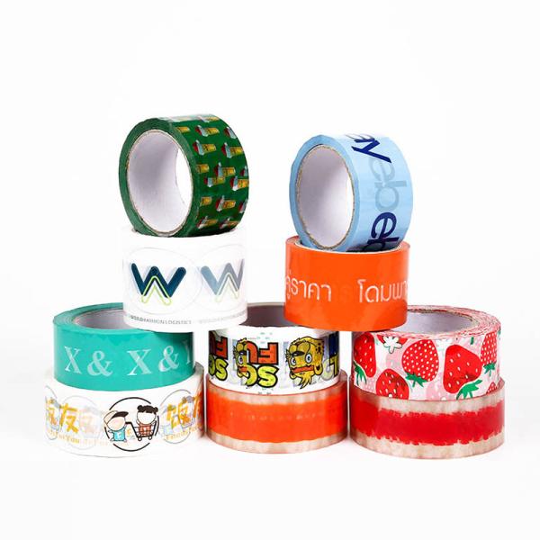 Printed Packing Tape Bopp Transparent Adhesive Film Custom Packing Tape With Logo