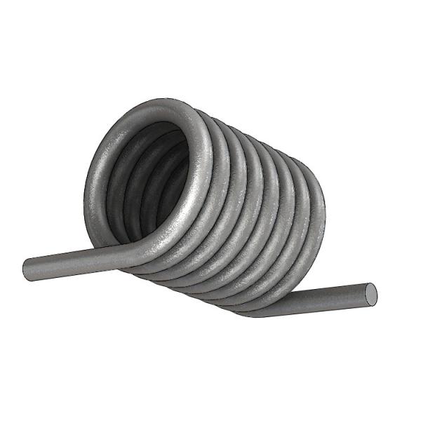 Zinc Plated 7mm Helical Torsion Spring For Motorcycle