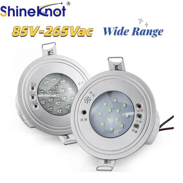 80 Ra Aluminum 5W LED Fire Emergency Exit Rechargeable Sensor Light for House Safety