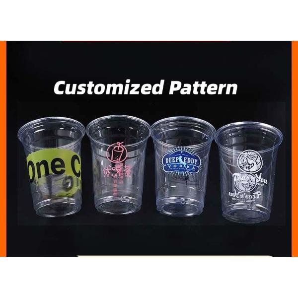 Regular Supply 10oz-20oz Disposable Plastic Beverage Coffee Juice Drinking Cup OEM Cup