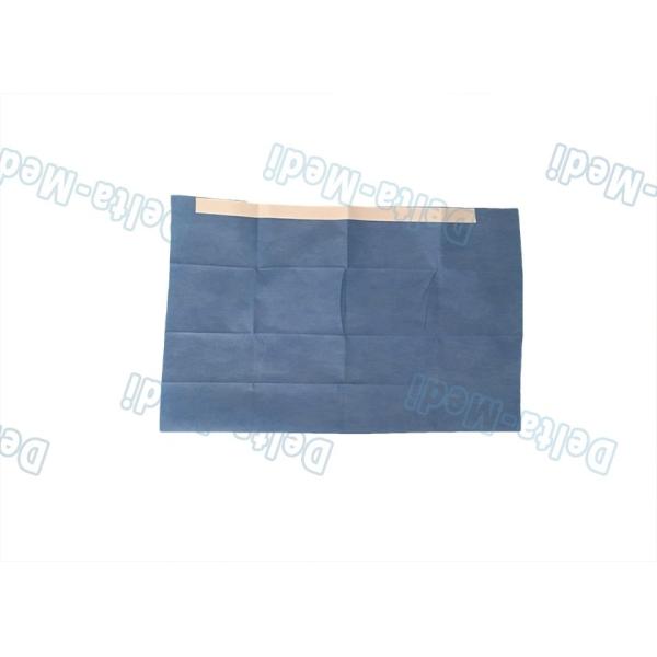 Surgical Operation Waterproof Disposable Patient Drapes Blue Color 90 x 90cm