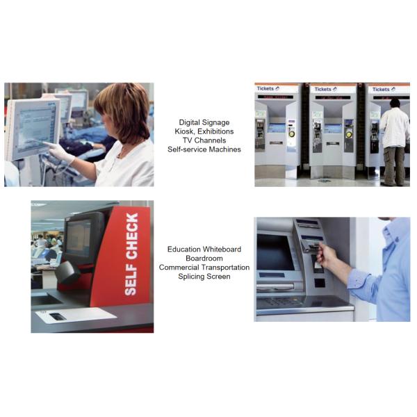 82 Inch No Adhesive Infrared Touch Frame Flash Protocols Multi Touch Overlay Kit