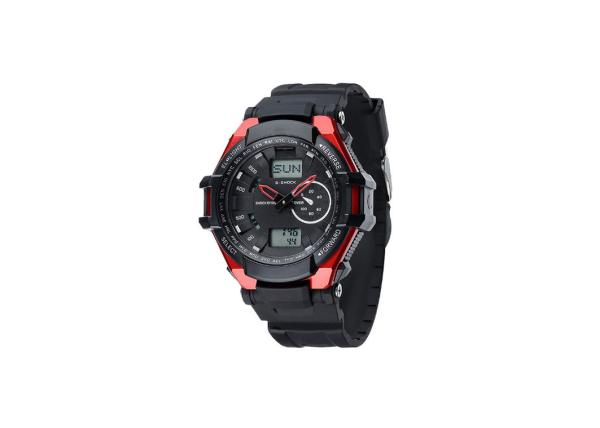 Shock Resistant Children Black Analog Digital Watch Waterproof Stainless Steel Clasp
