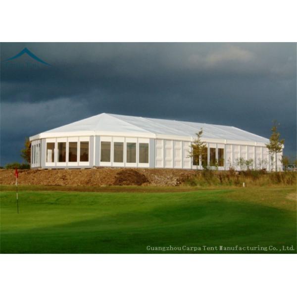 10m * 20m Hot Sale Aluminium Frame Large Wedding Marquee Mixed Tents With Luxury White Color And Linings Curtain